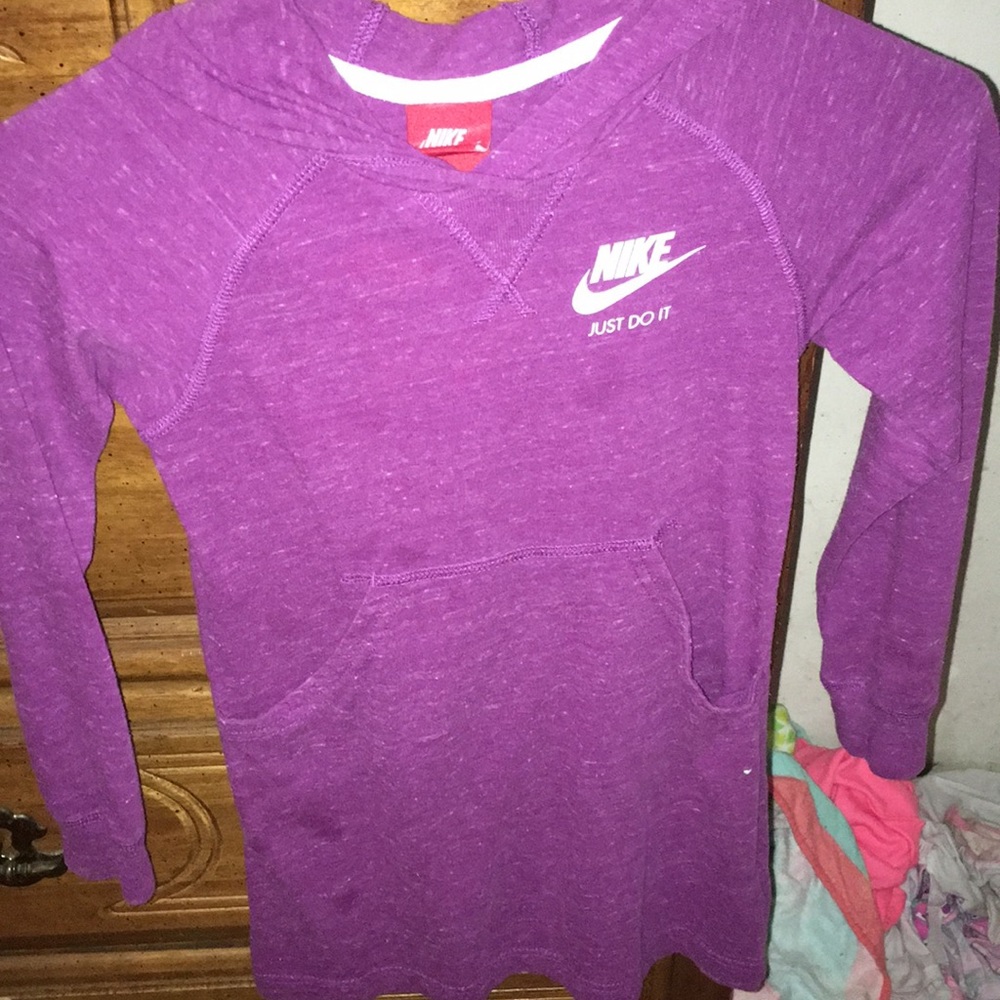 Purple Nike sweater dress